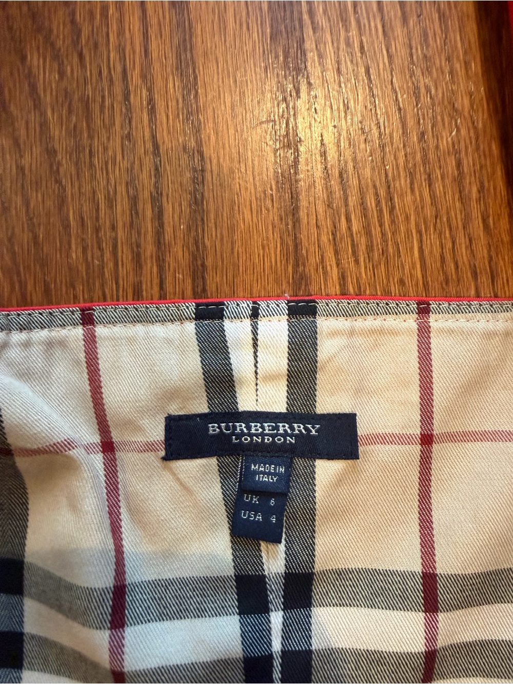 Burberry Red Halter Trench Coat Dress Size 4 - Picture 2 of 9